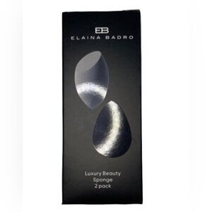 ELAINA BADRO Makeup Luxury Beauty Gray Black 2 Sponge Pack Women Tools‎